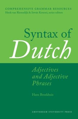 Cover for Syntax of Dutch