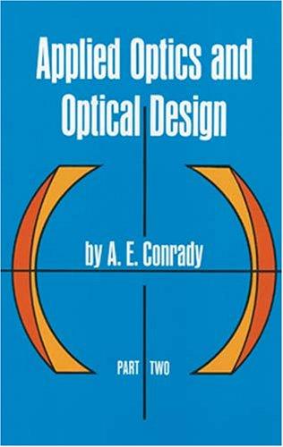 Cover for Applied optics and optical design