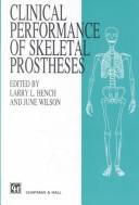 Cover for Clinical performance of skeletal prostheses