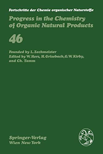 Cover for Fortschritte Der Chemie Organischer Naturstoffe / Progress in the Chemistry of Organic Natural Products