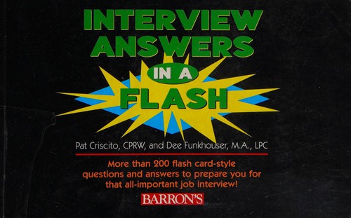 Cover for Interview answers in a flash