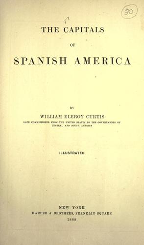 Cover for The capitals of Spanish America
