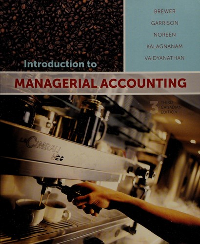 Cover for Introduction to managerial accounting