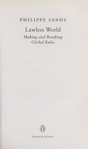 Cover for Lawless world