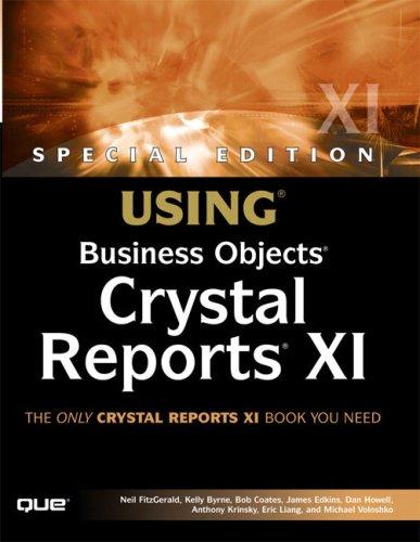 Cover for Using Business Objects Crystal reports XI
