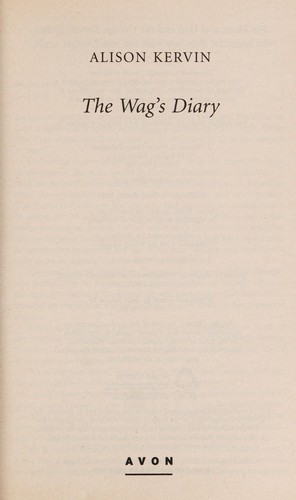 Cover for The wag's diary