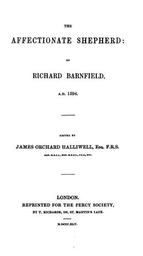 Cover for The affectionate shepherd