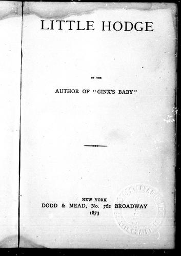 Cover for Little Hodge