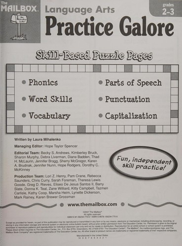 Cover for Language Arts Practice (Grs. 2-3)