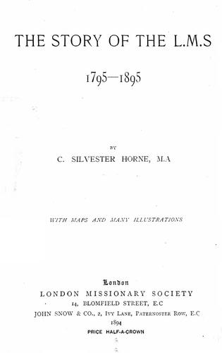 Cover for The story of the L. M. S., 1795-1895