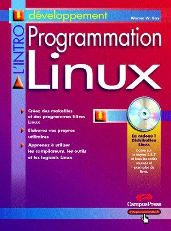 Cover for Programmation Linux