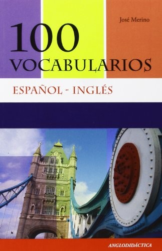 Cover for 100 vocabularios español-inglés