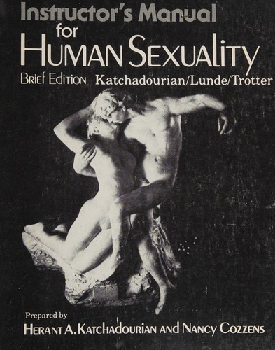 Cover for Instructor's manual for Human sexuality