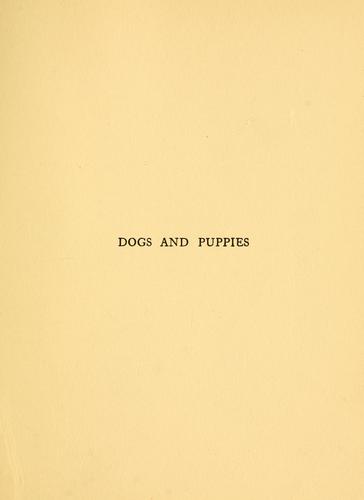 Cover for Dogs and puppies