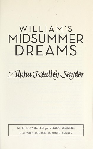Cover for William's midsummer dreams
