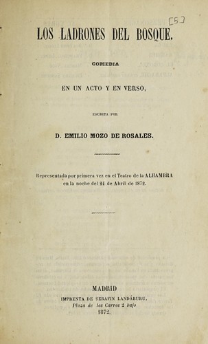 Cover for Los ladrones del bosque