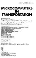 Cover for Microcomputers in transportation