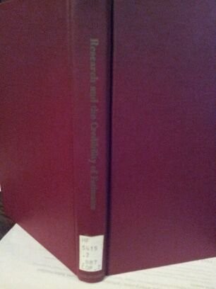 Cover for Research and the credibility of estimates