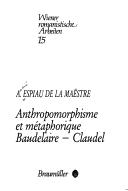 Cover for Anthropomorphisme et métaphorique