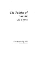 Cover for The politics of Bhutan