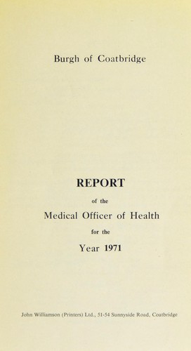 Cover for [Report 1971]