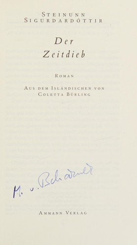 Cover for Der Zeitdieb
