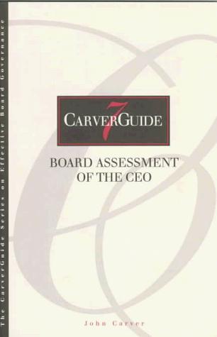 Cover for Board assessment of the CEO