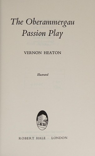 Cover for The Oberammergau Passion Play