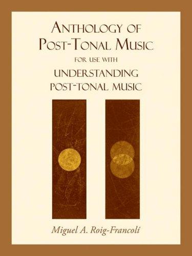 Cover for Anthology of Post-Tonal Music