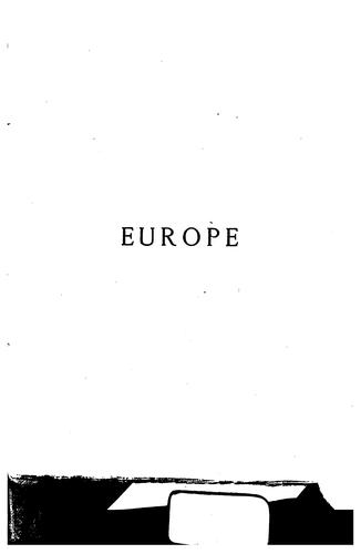Cover for Europe.