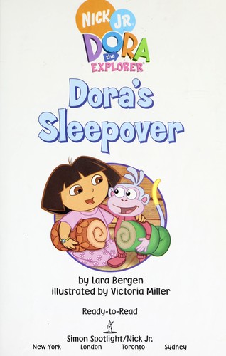 Cover for Dora's sleepover