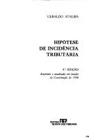 Cover for Hipótese de incidência tributária
