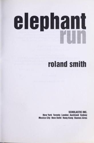 Cover for Elephant run