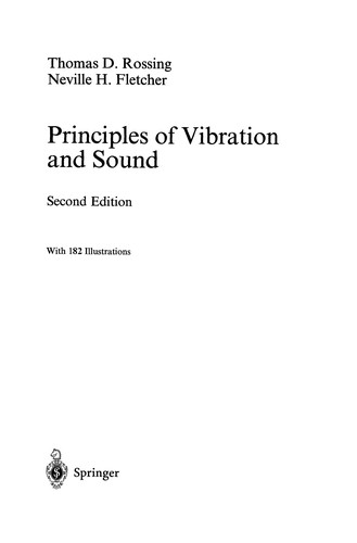 Cover for Principles of Vibration and Sound