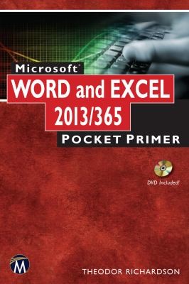 Cover for Microsoft Word and Excel 2013/365