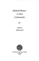 Cover for Medieval women in their communities