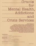 Cover for Grants for Mental Health, Addictions and Crisis Services 2000-2001 (Grants for Mental Health, Addictions and Crisis Services)