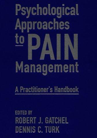 Cover for Psychological approaches to pain management
