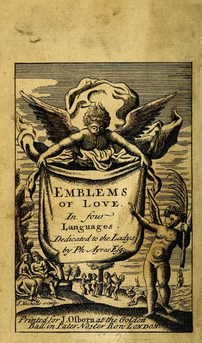 Cover for Emblems of love, in four languages