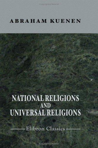 Cover for National Religions and Universal Religions