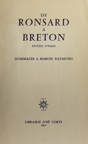 Cover for De Ronsard à Breton
