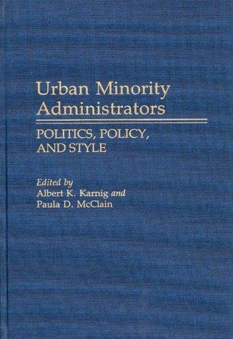 Cover for Urban minority administrators