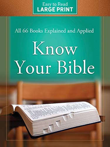 Cover for Know Your Bible Large Print Edition