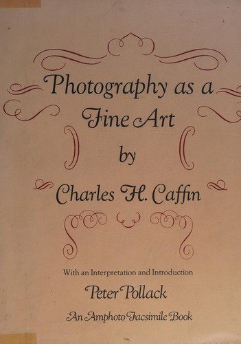 Cover for Photography as a fine art.