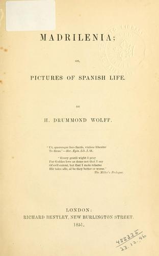 Cover for Madrilenia