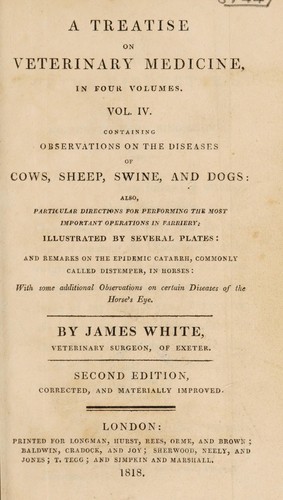 Cover for A treatise on veterinary medicine