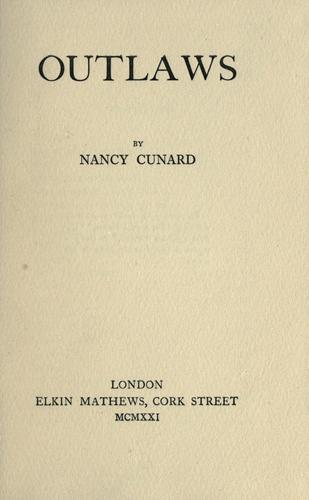 Cover for Outlaws