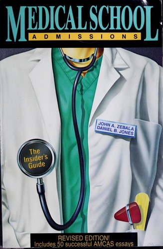 Cover for Medical school admissions