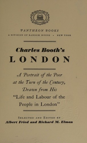 Cover for Charles Booth's London;