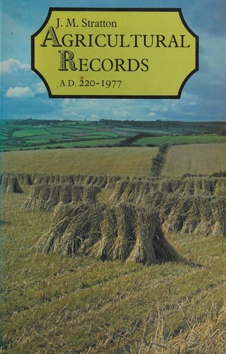 Cover for Agricultural records A.D. 220-1977